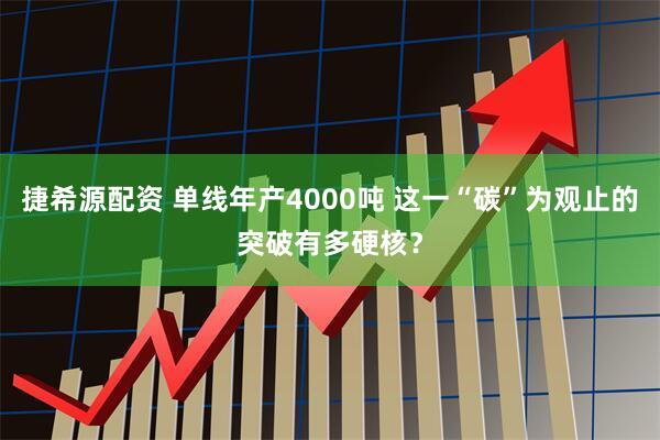 捷希源配资 单线年产4000吨 这一“碳”为观止的突破有多硬核？